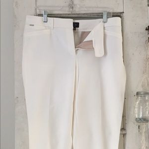 White Cropped Pants from White House Black Market